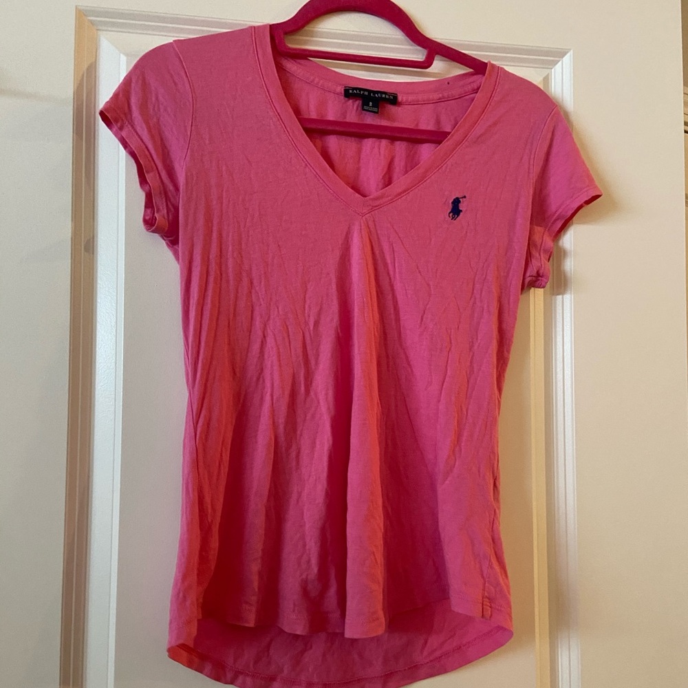 Pink Ralph Lauren Tshirt